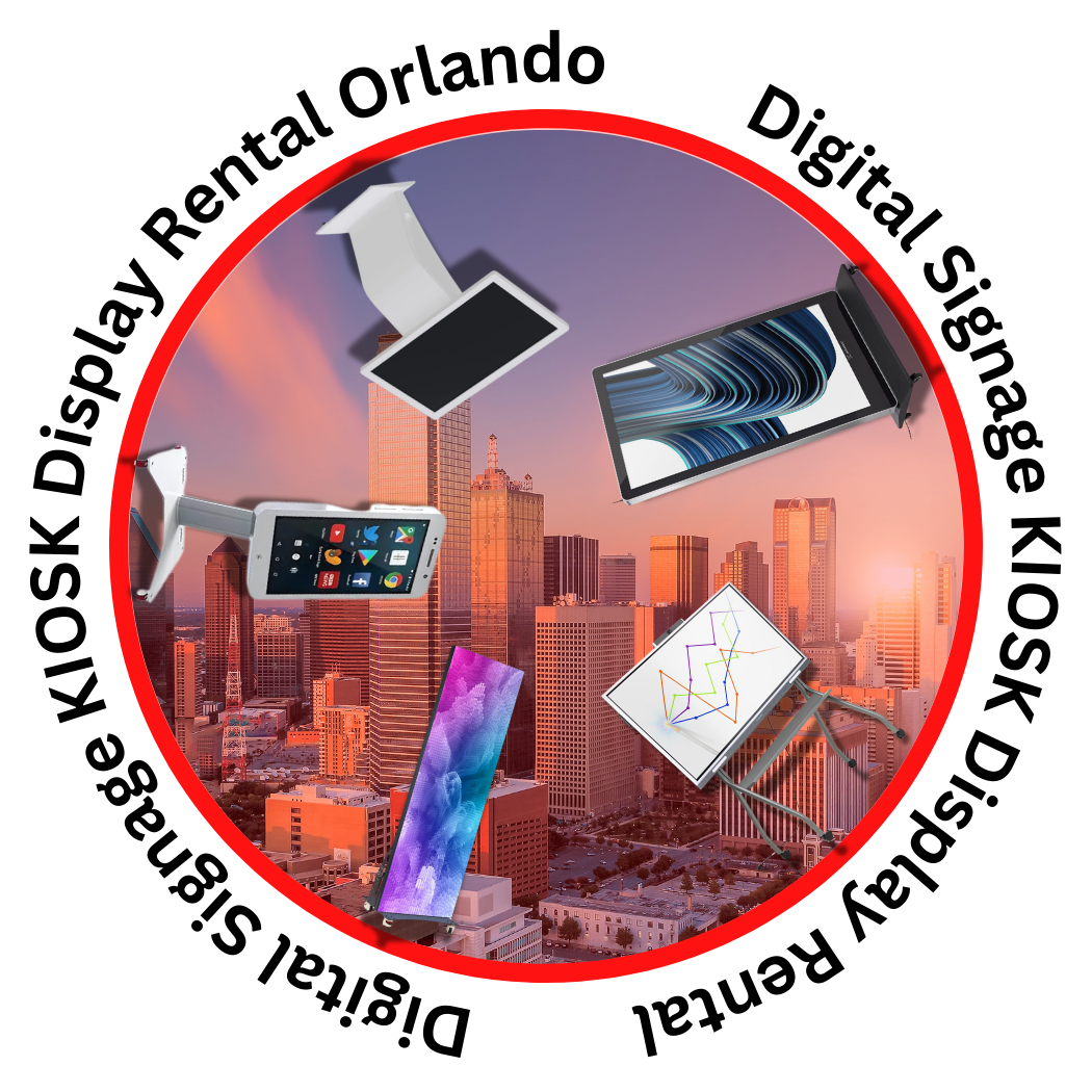 Digital Signage KIOSK Display Rental Orlando